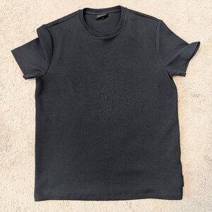Emporio Armani Short Sleeve Shirt - Black - Mens Size XX-Large